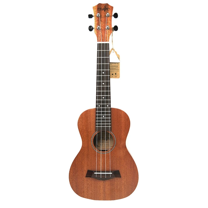 

21 Inch Ukulele Mahogany Soprano Beginner Ukulele Guitar Dolphin Pattern Ukulele Mahogany Neck Delicate Tuning Peg 4 Strings Woo