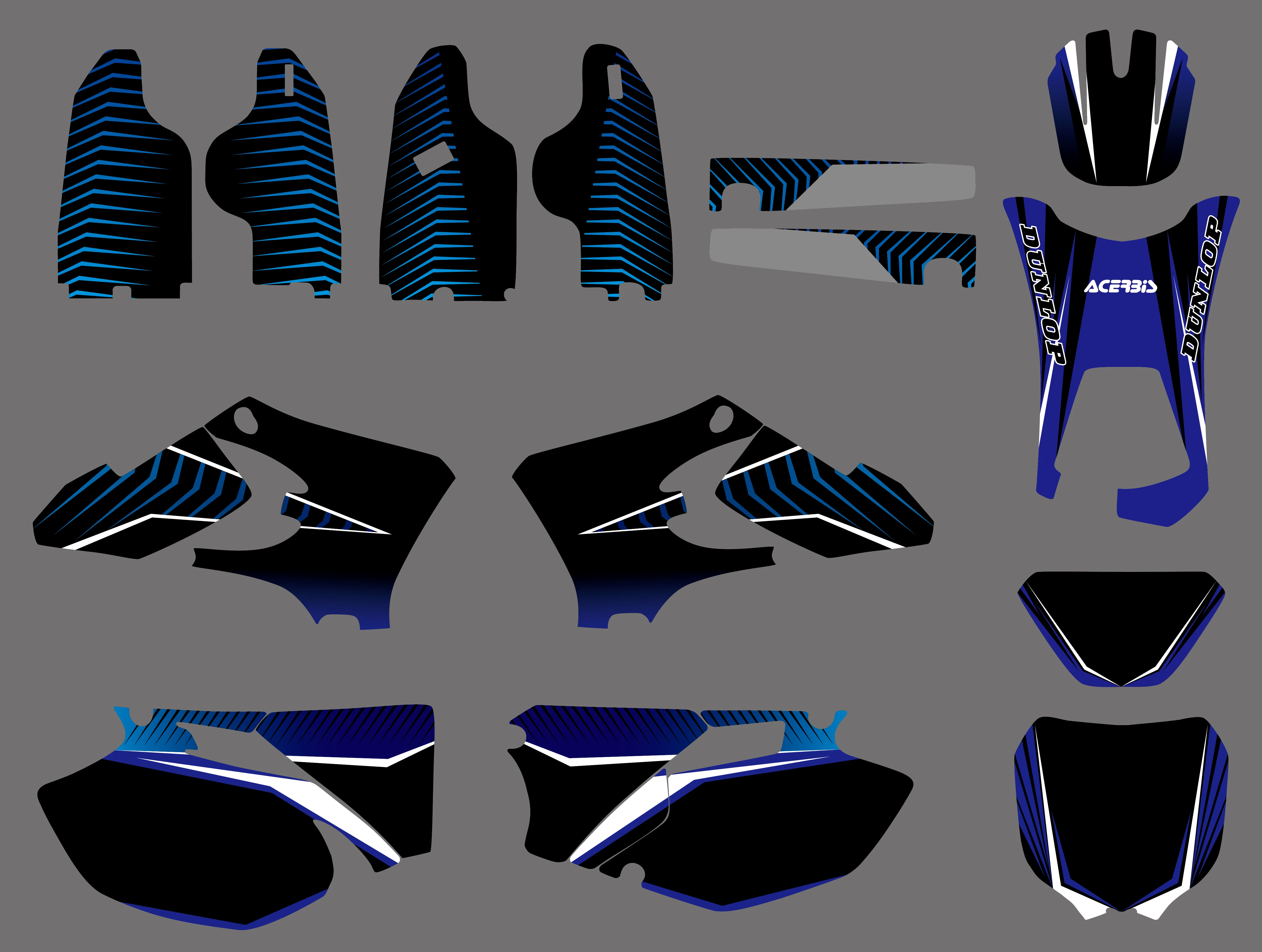 Набор стикеров для Yamaha WR250F WR450F WR 250F 450F WRF 250 450 2005 2006|Наклейки и стикеры| |