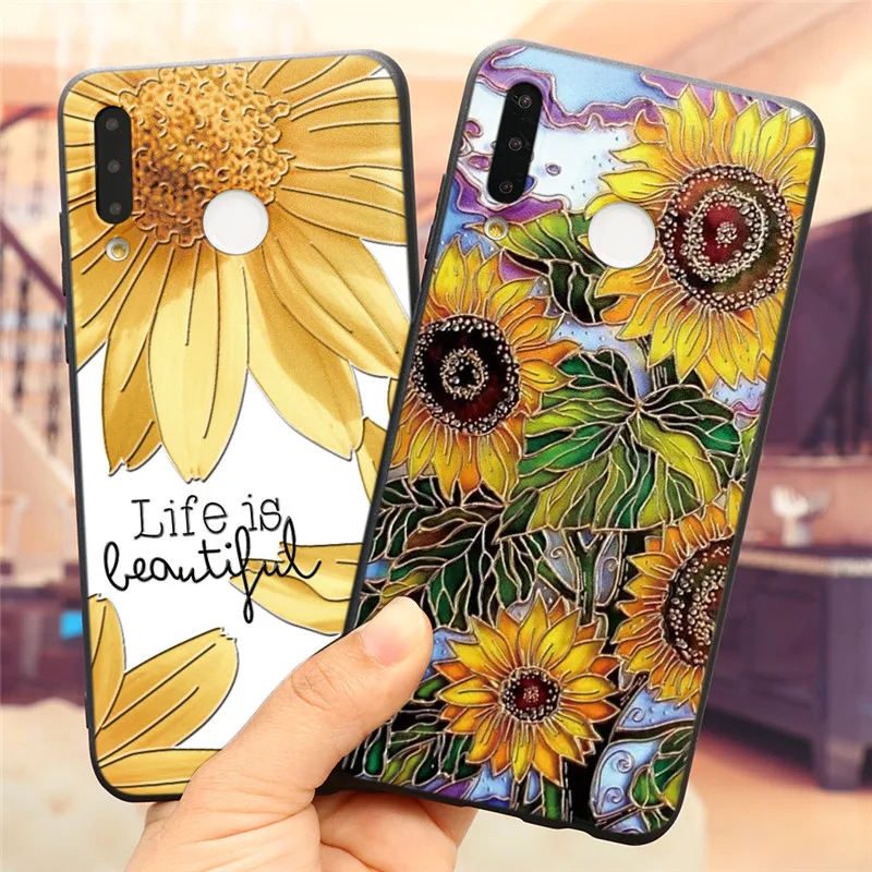 Чехол с 3D тиснением для Huawei Nova 5t Y7P Y6 Y7 Pro Y9 Prime 2019 2018 Honor 30S View 30 8X 9X 10i 20i 9 10 20 Lite Play 7A |
