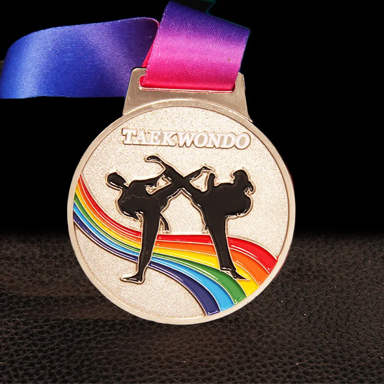 Медаль из цинкового сплава для тхэквондо спортивные соревнования школьная