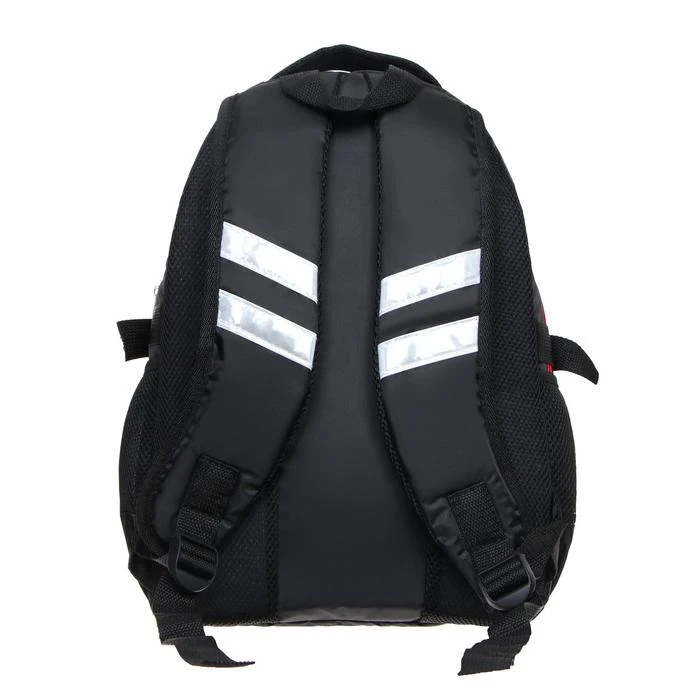 Youth backpack Calligrata ergonomics. soft back 43x31x17 cm Target black / white red for men women children girls bags boy things walking Backpacks