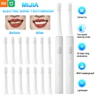 Зубная щетка Xiaomi Mijia Youpin T100 звуковая электрическая, автоматическая ультразвуковая Водонепроницаемая перезаряжаемая с USB для взрослых