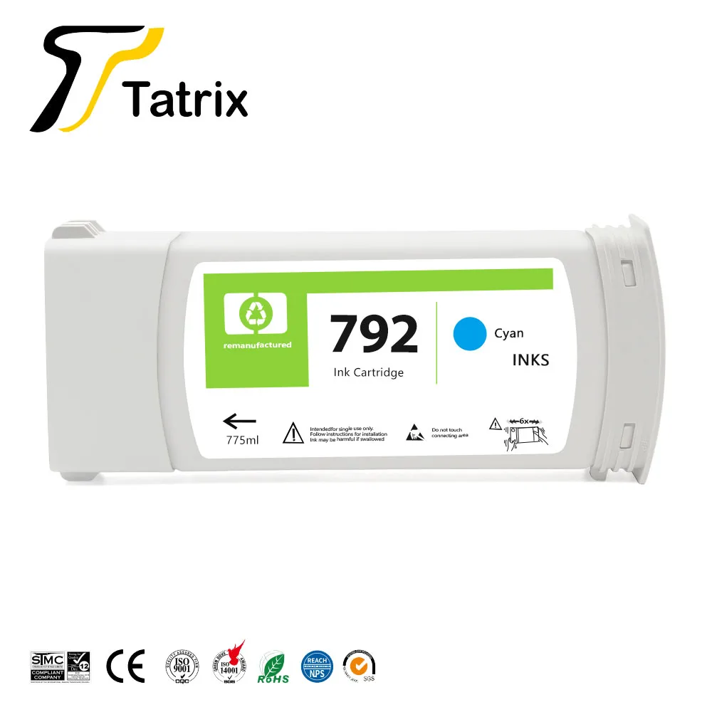 Tatrix для HP 792 сменный чернильный картридж с латексными чернилами принтера L26100 L26500