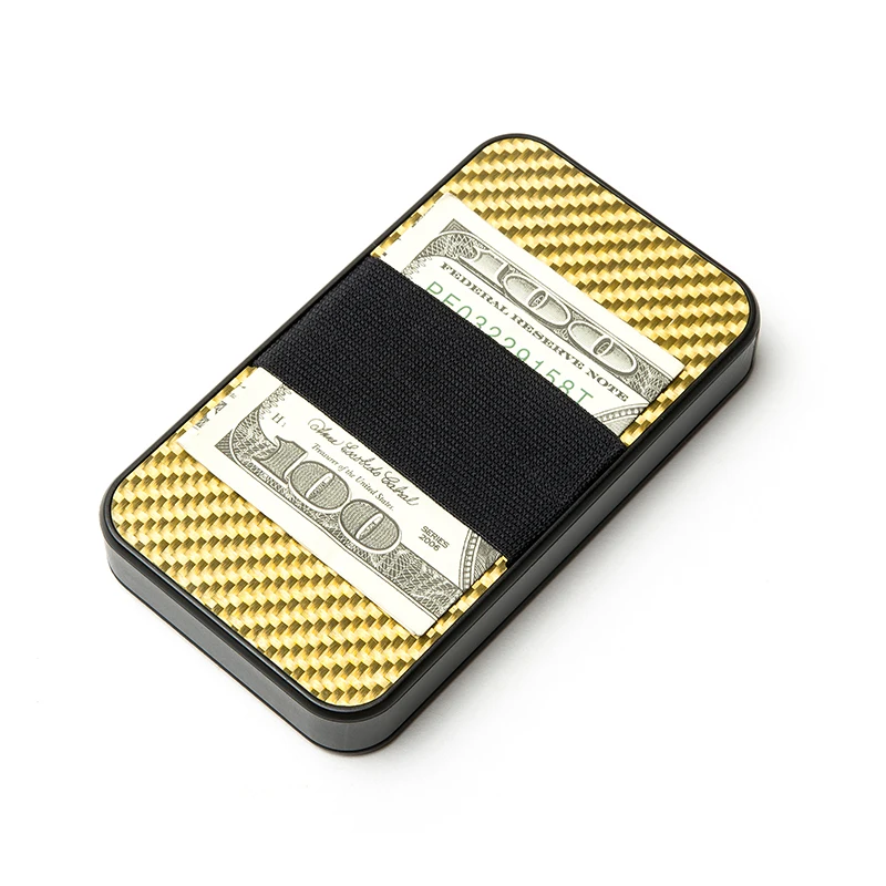 ZOVYVOL Fashion Carbon Fiber Credit Card Holder RFID Blocked Single Box Thin Wallet Men Slim Card Case Tarjetero Hombre Coin