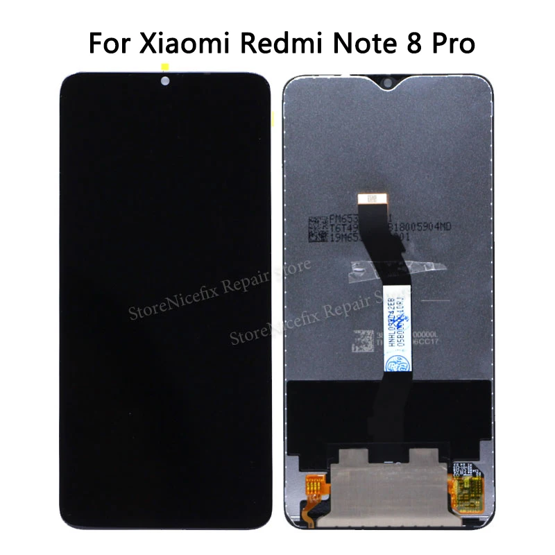 ЖК дисплей для Xiaomi Redmi Note 8 Pro дигитайзер сенсорная панель экран M1906G7I 2015105 с