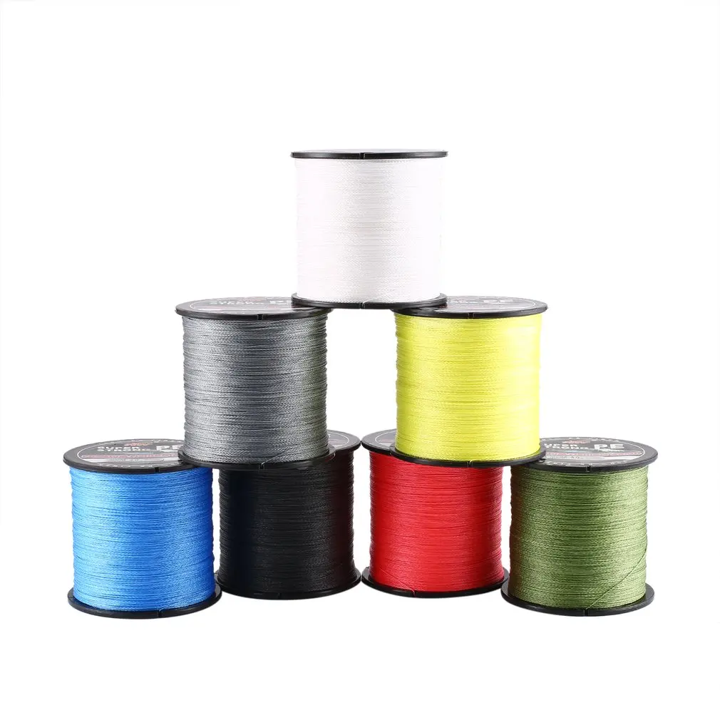 

3.5 5.0 6.0 7.0Line Number Super Strong 4 Strand 1000M Premium PE Braided Fishing Line Lake Wire Woven Thread