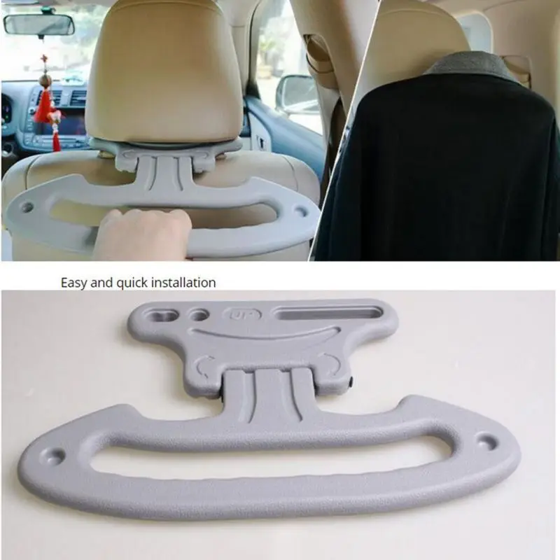 ONEWELL Car Back Seat Headrest Hanger Travel Vehicle Jacket Suit Coat Accessories|Клипсы и зажимы для авто| |