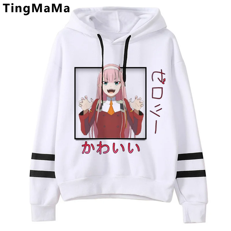 

Darling in the Franxx Zero Two hoodies men y2k aesthetic printed Oversized male pullover sweatshirts Korea