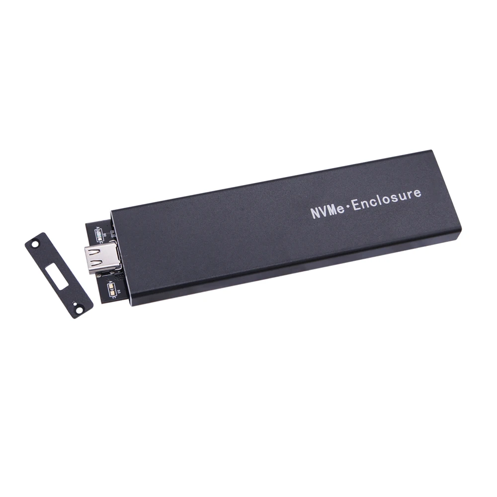 M.2 NVME корпус алюминиевый TYPEC3.1 Мобильный HDD Box Optibay чехол типа C3.1 RTL9210 M. 2 USB3.1 PCIE SSD U.2