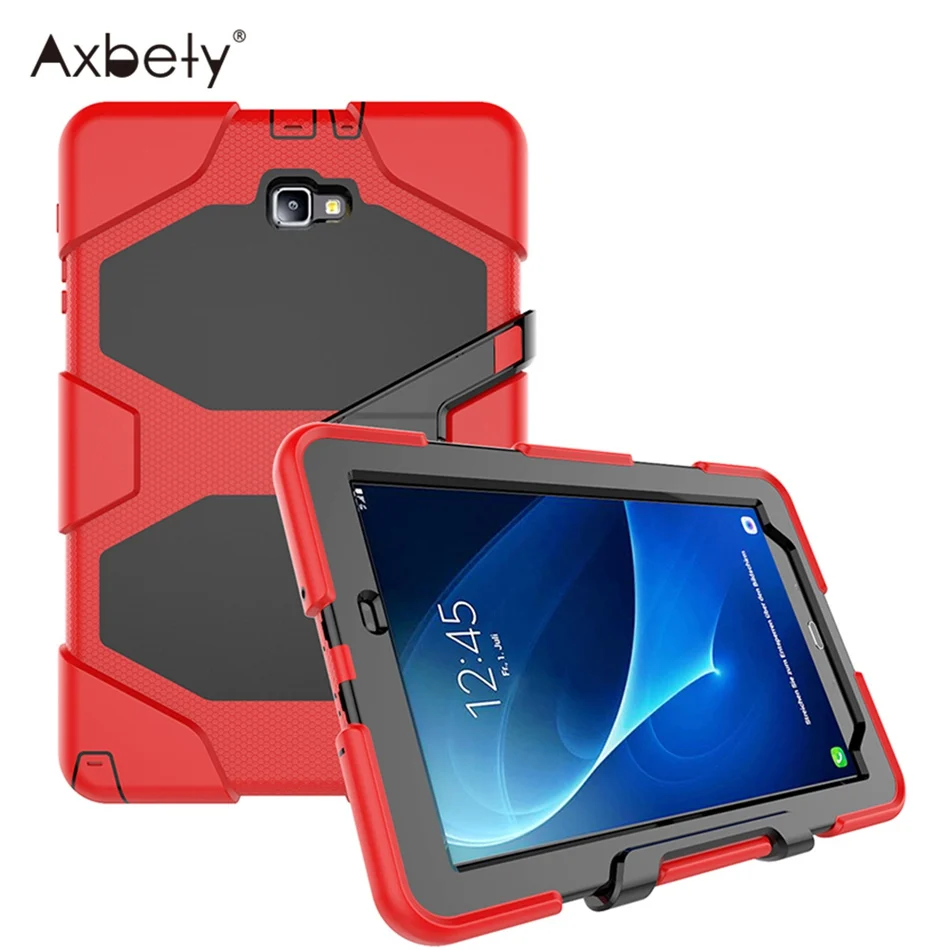 Axbety для samsung Galaxy Tab A6 A 10,1 T580 сверхмощный Полный Защитный Гибридный противоударный чехол для планшета