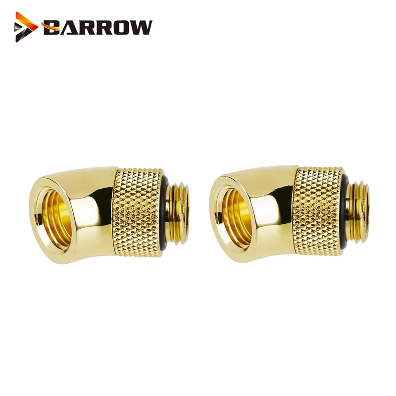 2 шт. Барроу 45 градусов поворотные фитинги G1/4 &quotводяное охлаждение компьютерный