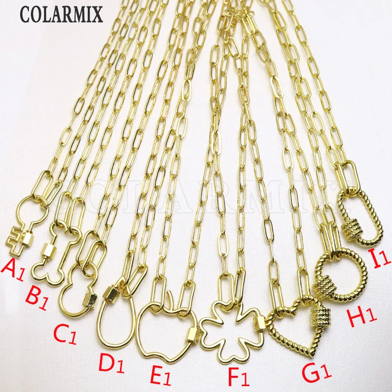 

5 Strands Mix shape pendant necklace Gift for pendants necklace Handmade adjustable jewelry Metal necklace for women 51042