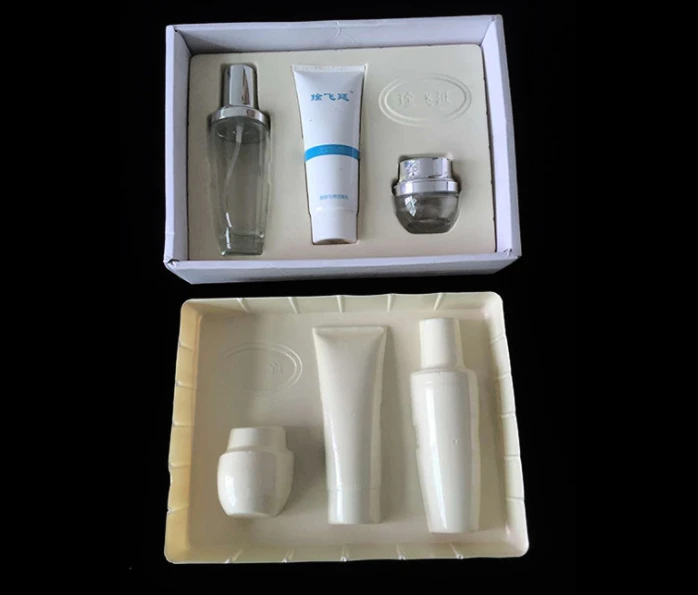 Прозрачная пластиковая раздвижная блистерная карта косметическая упаковка для