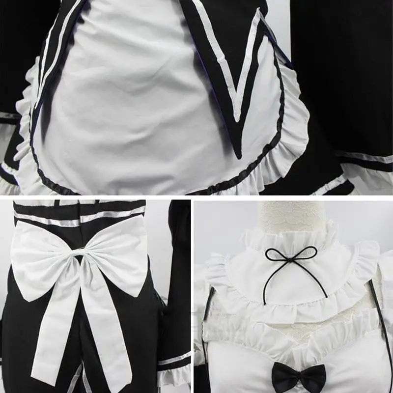 

Dress Cos Costume Japanese Pseudo Girl Maid Costume Anime Women's Costume Cosplay Including Headwearcollar Dresssleeves