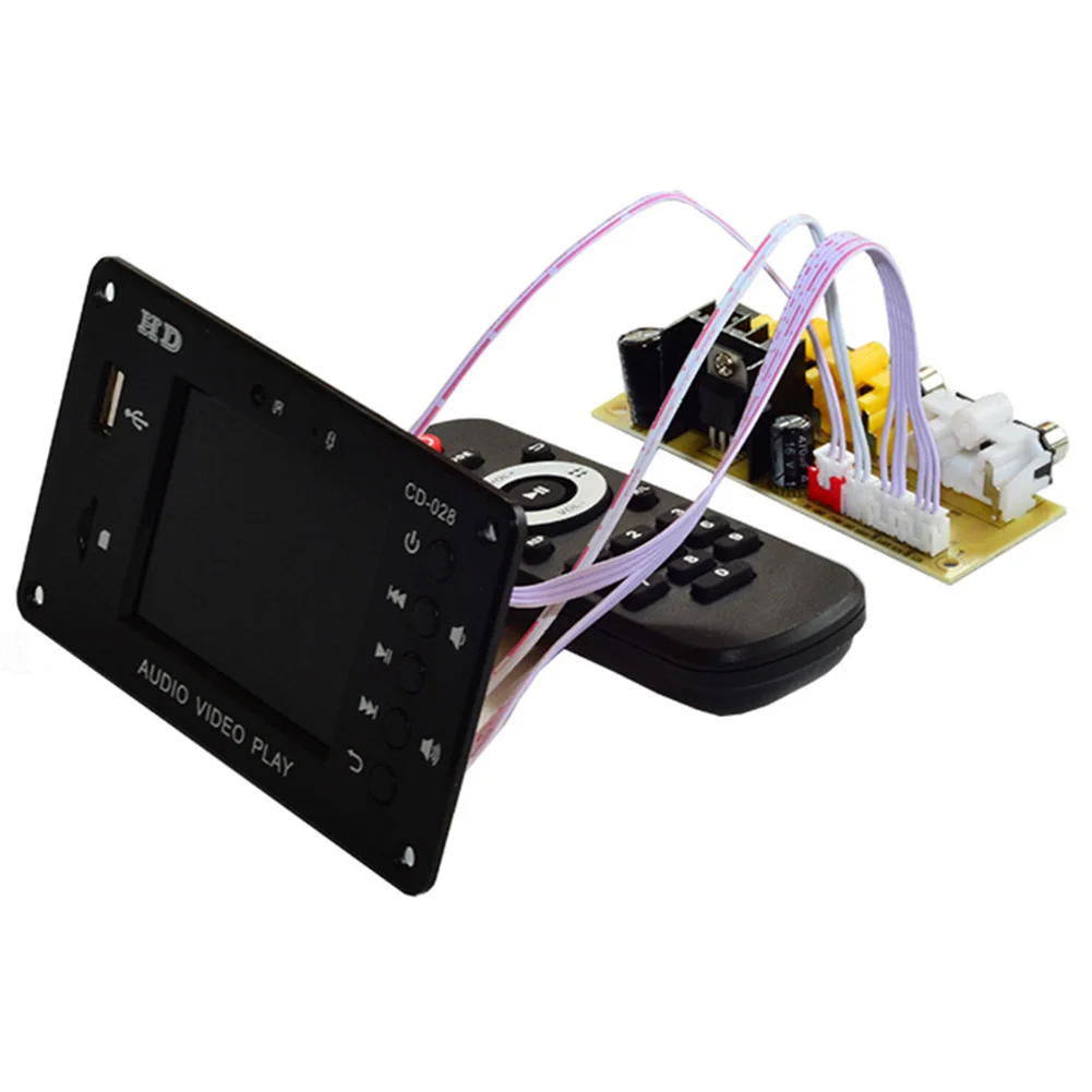 Мультимедийная плата с часами и функцией декодирования звука 3 дюйма ЖК дисплей