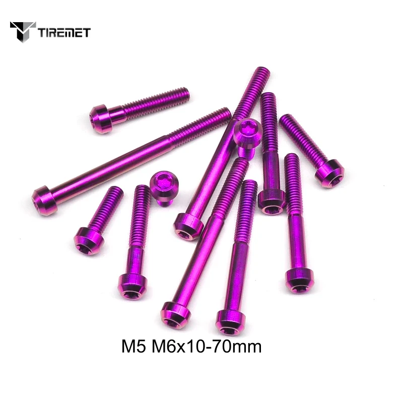 1 шт. титановые болты звездообразная головка винт для Puple M5 стандартный держатель