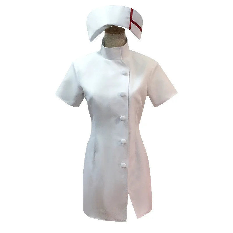 Mikan Tsumiki Dangan Ronpa Danganronpa платье косплей костюм белая форма медсестры костюмы на