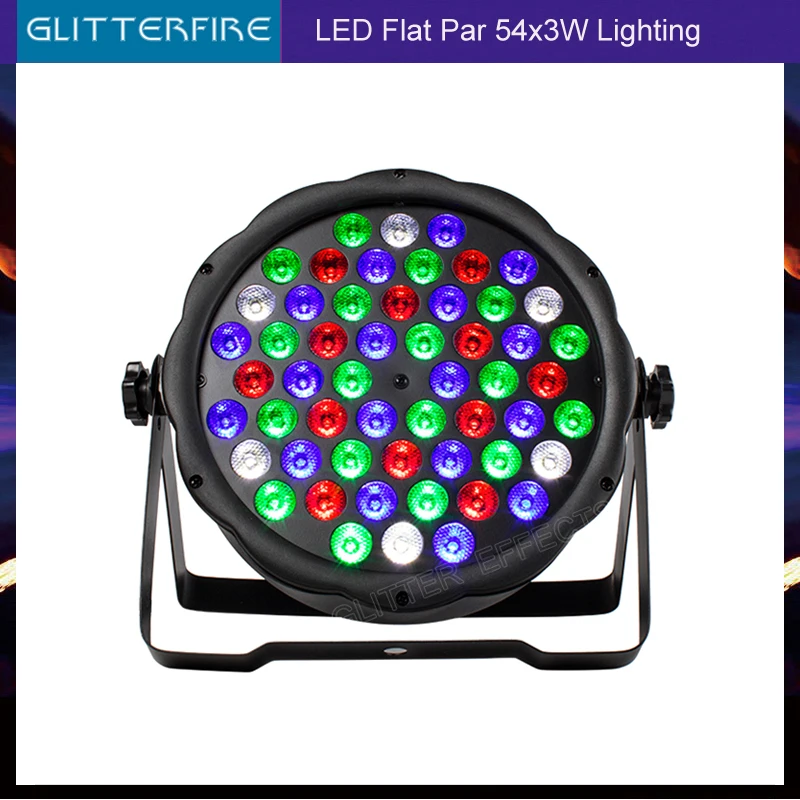 

LED Flat Par 54x3W Lighting DJ Club Party Par Light LED Disco Stage Effect Lighting