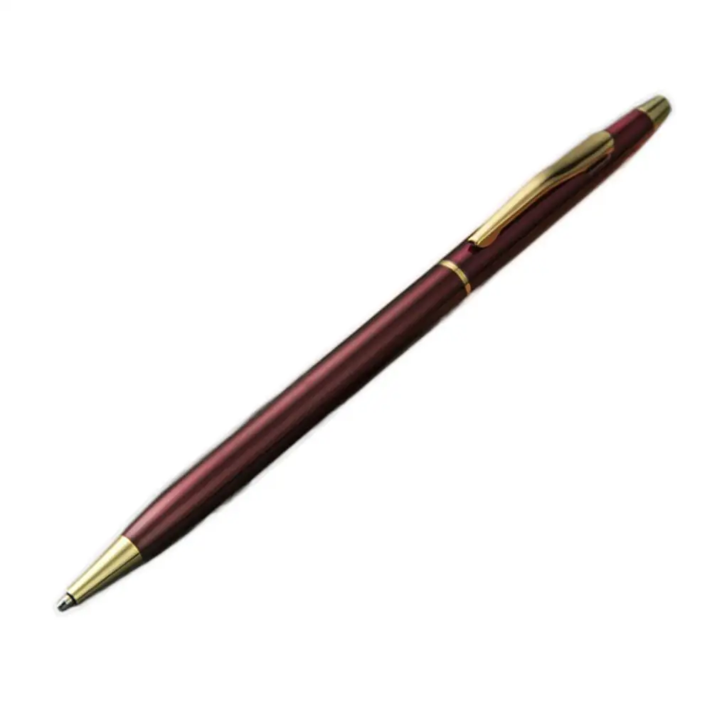 

1 Pc Office Pen Commercial Metal Ballpoint Pen Gift Pencil For School Stationery Pen Pen Mechanical Ball Core Office Suppli W6Q5