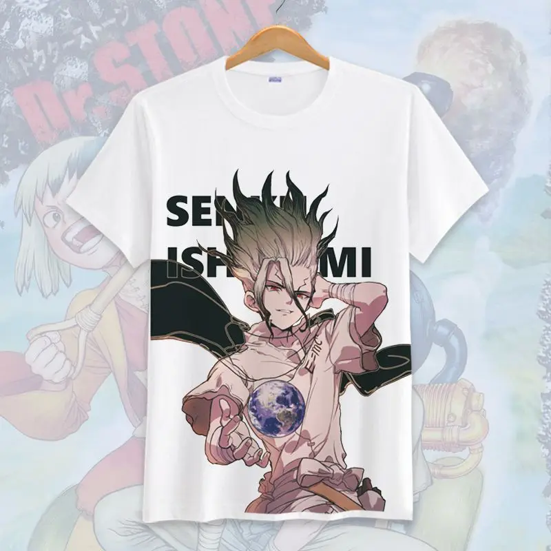 Футболка с 3D-принтом в стиле японского аниме Dr.Stone для косплея Исигами сенкуу