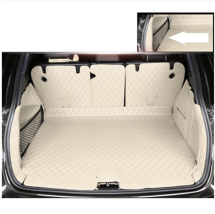 

Car trunk mats leather car cargo liner for porsche cayenne 2011- 2015 interior accessories 958 trunk mat cover carpet