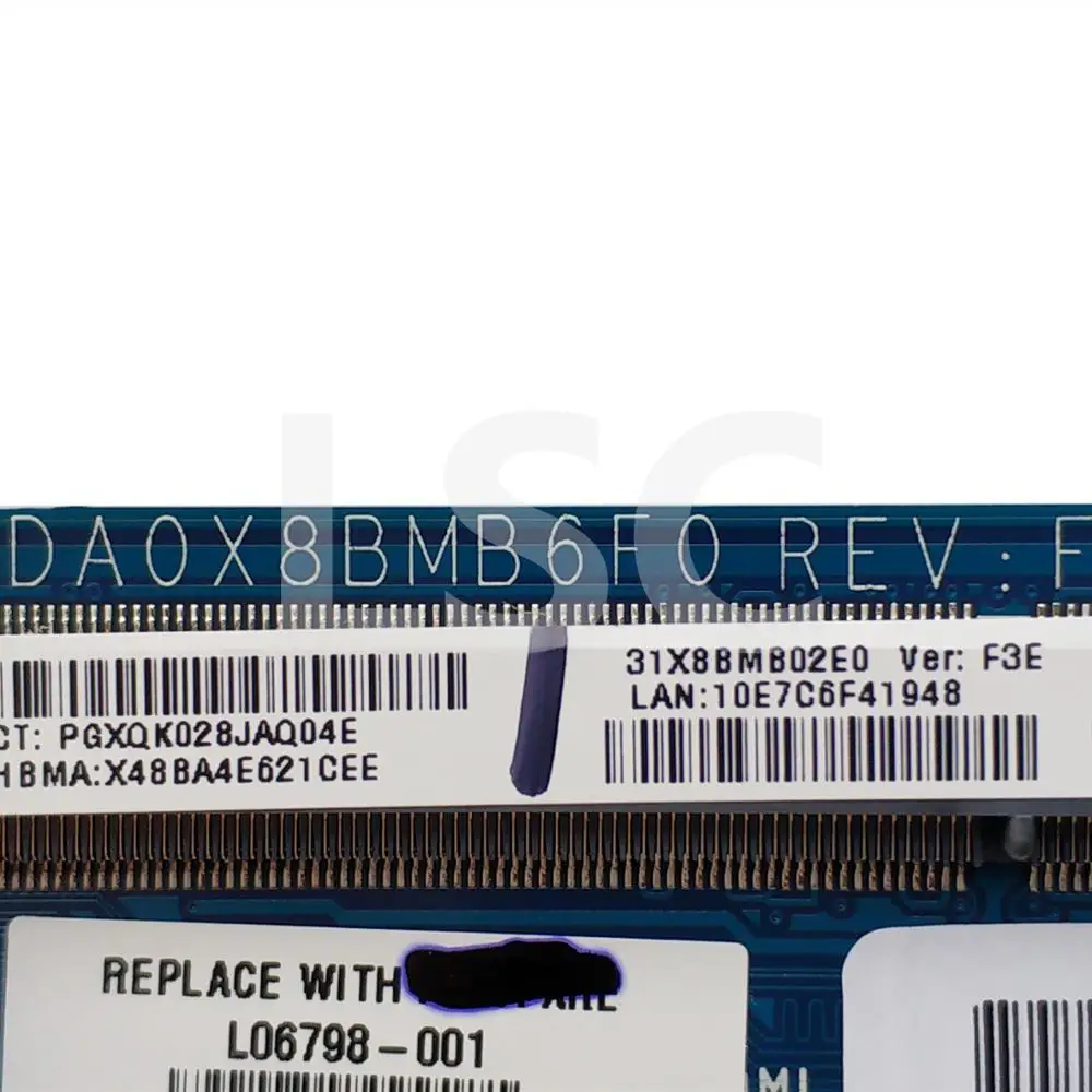 LSC For HP Probook 430 G5 440 Laptop Motherboard L06798-001 L06798-601 DA0X8BMB6F0 I5-7200U CPU DDR4 2GB 100% Tested | Компьютеры и