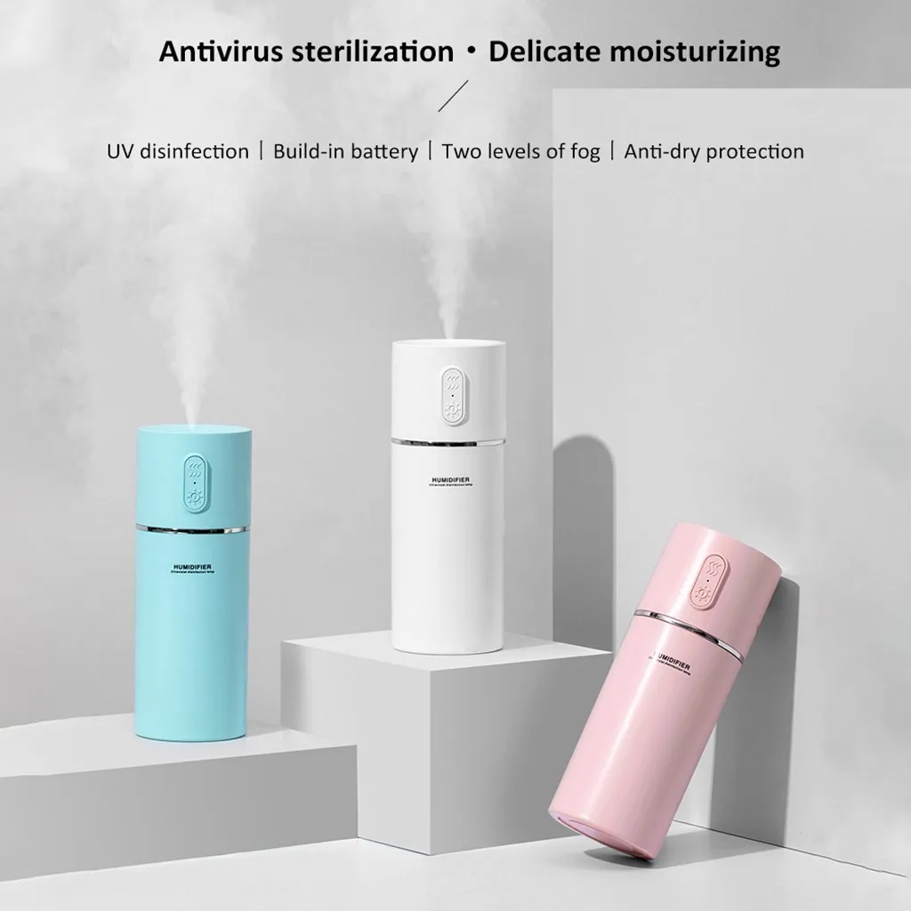 Мини увлажнитель воздуха Z0822 аромадиффузор для эфирных масел с УФ дезинфекцией USB