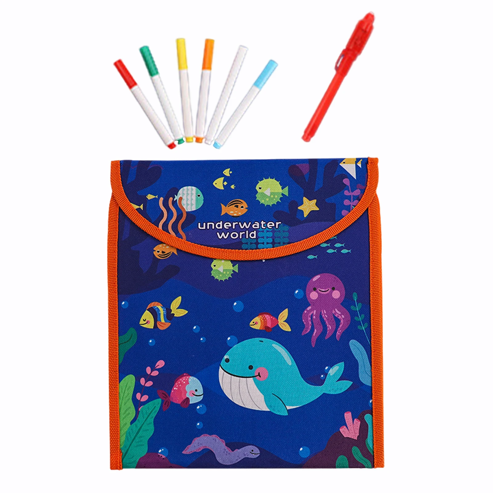 

Kids Drawing Board Educational Toy Reusable And Harmless Graffiti Book Luminous Pens Magic Water Drawing Book Coloring Designer