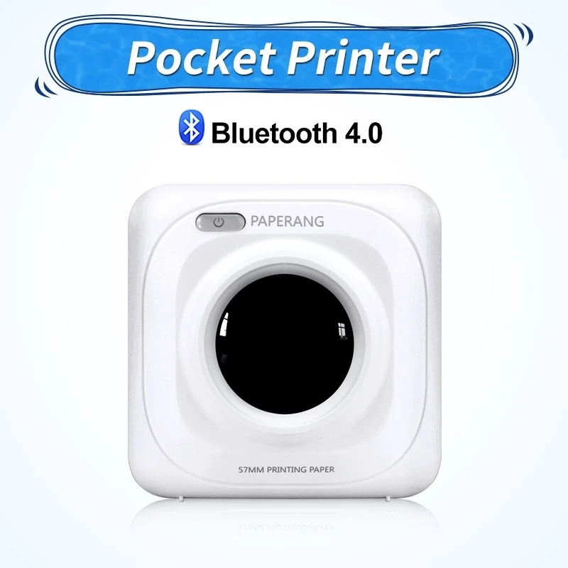 

PAPERANG P1 Portable Thermal Bluetooth Printer Mini Wireless Picture Photo Printer For Mobile Phone Android iOS