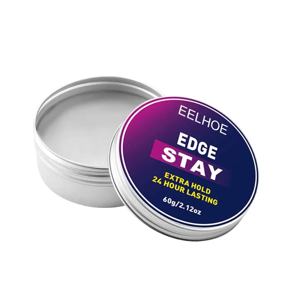 

60g Hair Edge Control Gel Stick Hair Oil Wax Natural Ingredients Rapid Prototyping Matte Edge Control Hair Styling Cream 2021