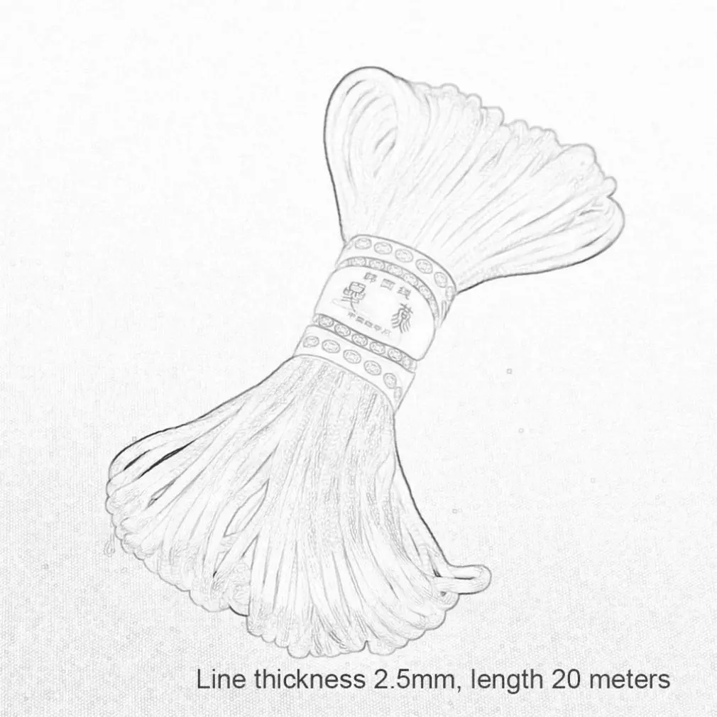 Прочный Нейлон Китайский узел Бисероплетение Ювелирный шнур нить проволока DIY