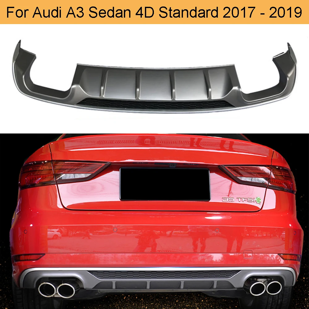 Автомобильный задний бампер диффузор для Audi A3 Sedan Standard 4 Door 2017 2019 PP спойлер не