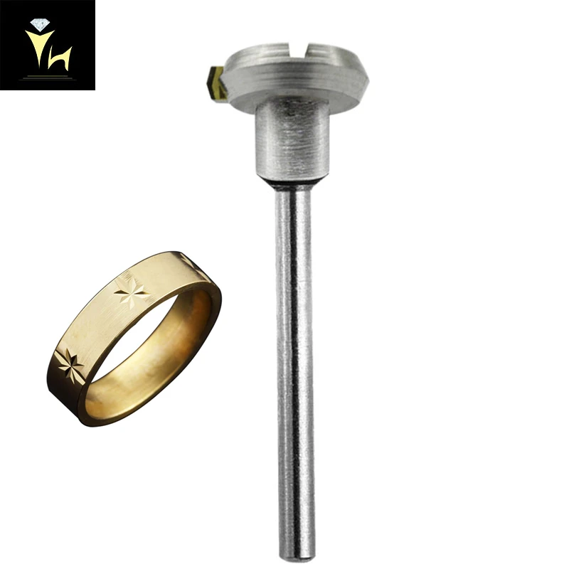 

Very Shiny Effect MCD ( Yellow Colour Diamond ) 130 Degree V Shape Jewelry Flywheel Diamond Tool Jewellery Hammer Tools