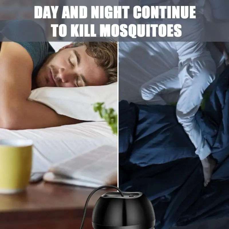 

Mute Home Mosquito Trap Electric Mosquito Repellent Fly Bug Insect Killer Trap Night Lamp Zapper Rodent Repeller Home Outdoor