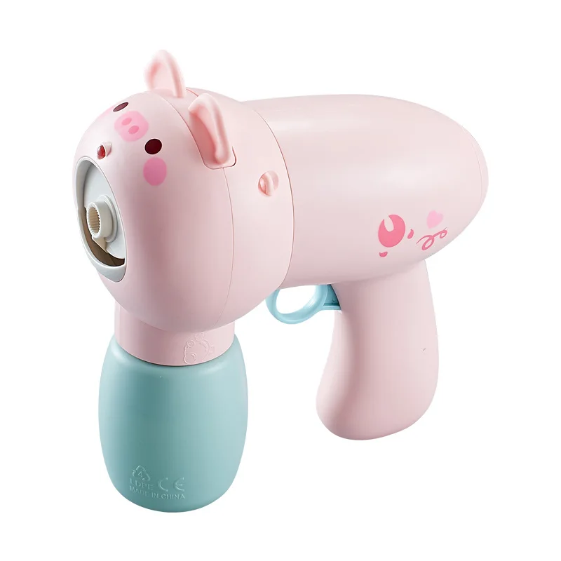 

Children's elastic smoke bubble machine cute pet cute bubble gun water-proof usb charging children blowing bubbles