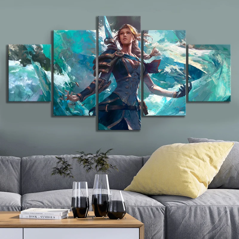 Jaina Proudmoore World of Warcraft видеоигры искусство без рамки картины игры художественная