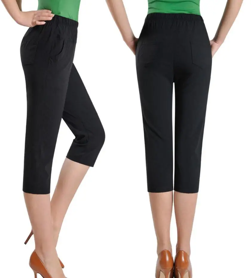 Женские Капри брюки новинка 2021 летние женские повседневные Прямые конфетных