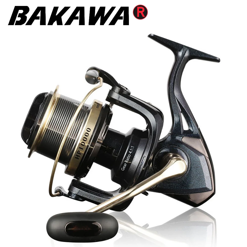 

Катушка спиннинга BAKAWA, 8000-12000, 35 кг/65 фунтов, 12 + 1 шарикоподшипник