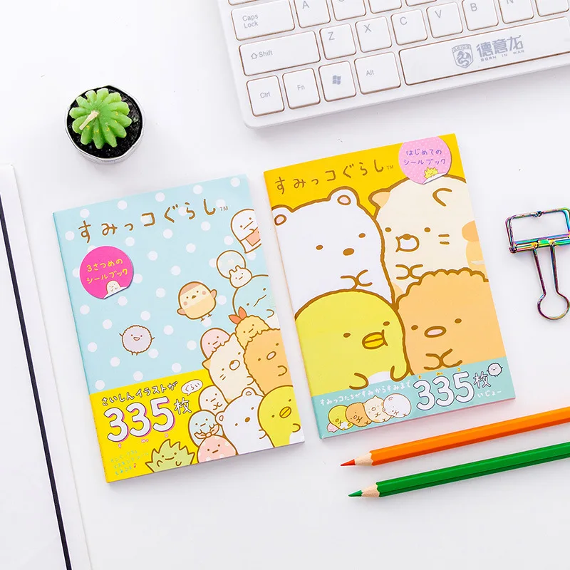 Новинка 335 шт./упак. Kawaii Sumikko gurahi Book Bullet Journal декоративные наклейки скрапбукинговая