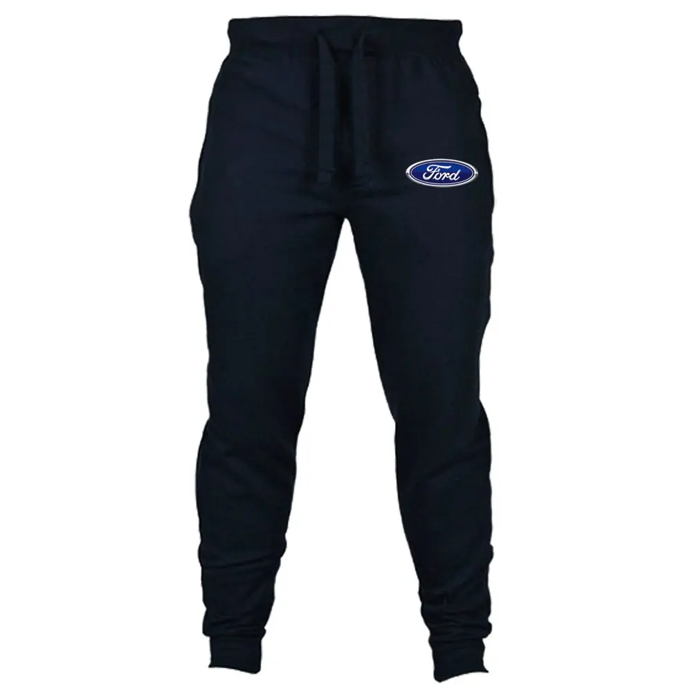 

2021 New Hoodies Men FORD Logo Print Gradient Color Hooded Fleece Zipper Jacket Sweatshirt Sweatpants Suit 2pcs 4 Colors
