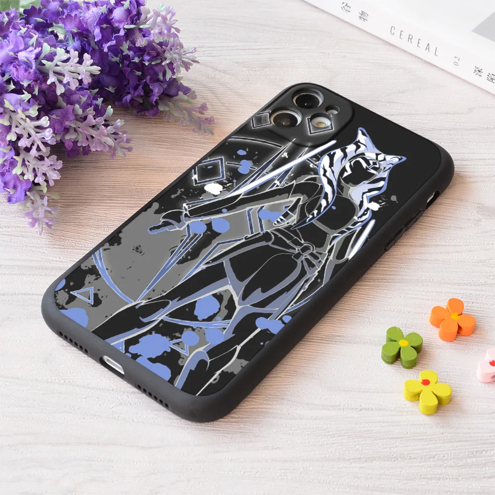 

For iPhone Ahsoka Print Soft Matt Apple Case