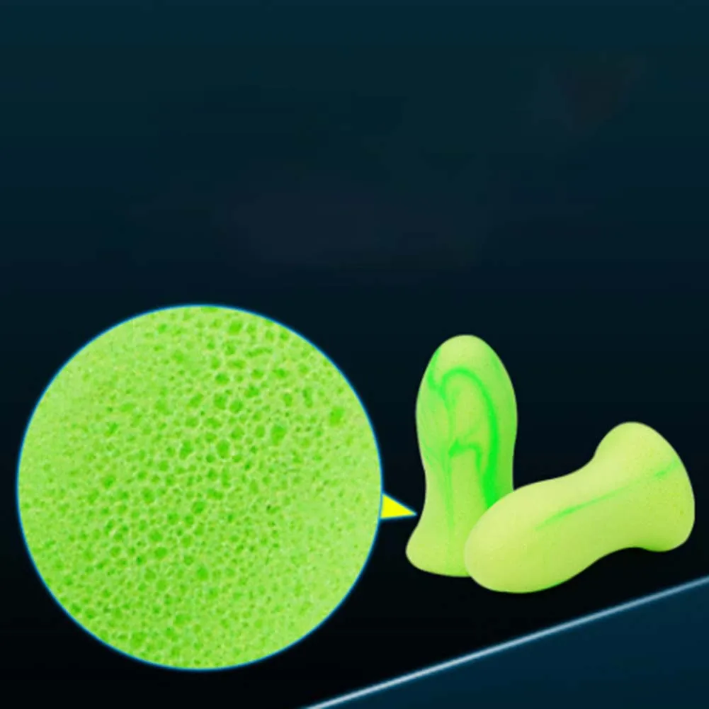 Sleeping Ear Plugs Noise Reduction Sound Insulation Soft Foam Earplugs For Sleep Anti-noise Travel Learn Workplace Aid | Безопасность и