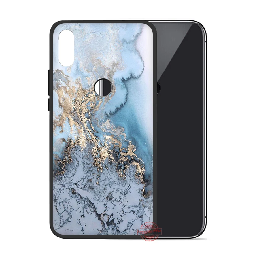 WEBBEDEPP гранитный скраб мраморный камень мягкий чехол для Huawei P Smart Z Plus 2018 2019 &amp Y6 Y7 Y9