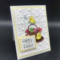 azsg singing easter chick clear stamps for scrapbooking diy clip art card making decoration silicone stamps crafts