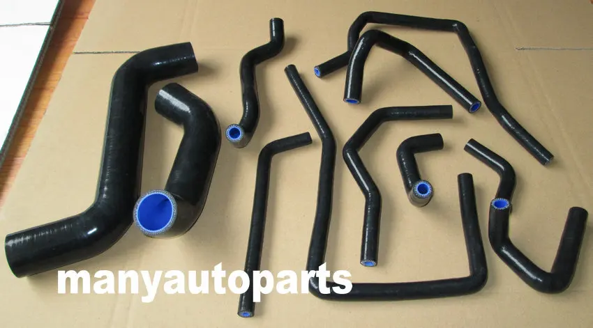 Для SUBARU IMPREZA WRX/STi GDA/GDB EJ207 00 07 силиконовый шланг радиатора черный|wrx impreza|hose radiatorwrx sti