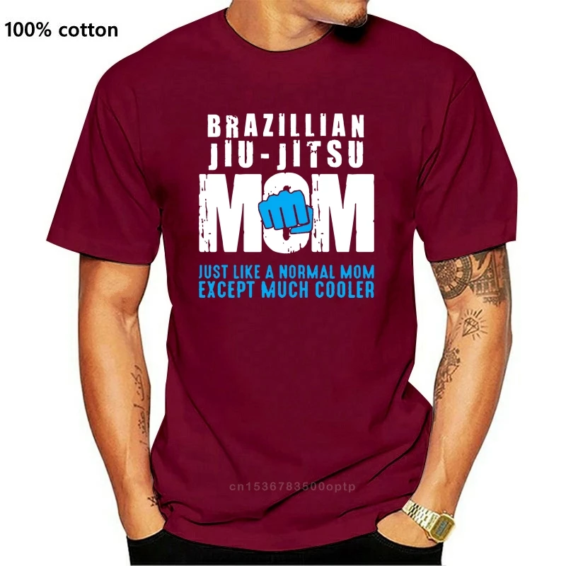 

Новая модная популярная забавная бразильская футболка для джиу-джитсу, подарок для мамы bjj, базовая однотонная мужская футболка с рисунком, ...