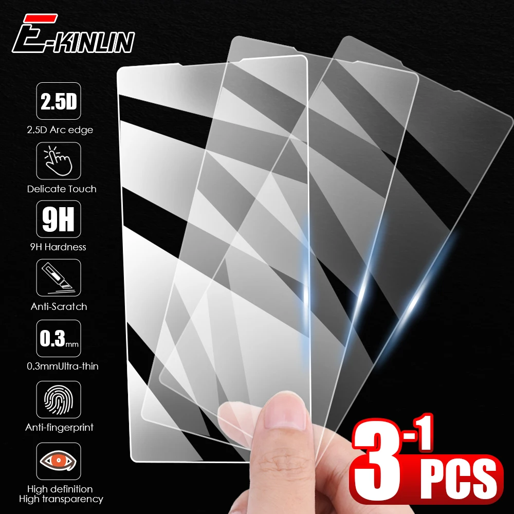 026mm 25D Screen Protector Protective Glass Film For Sony Xperia 1 5 8 Lite 10 Plus II III Tempered Glass