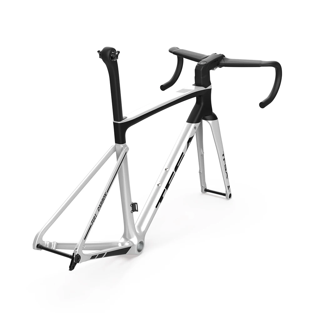 Pаспродажа Многоцветная рама T1000 UD, сделано в Китае, рама для дорожного велосипеда из углеродного волокна с подседельной стойкой + передняя вилка + зажи...