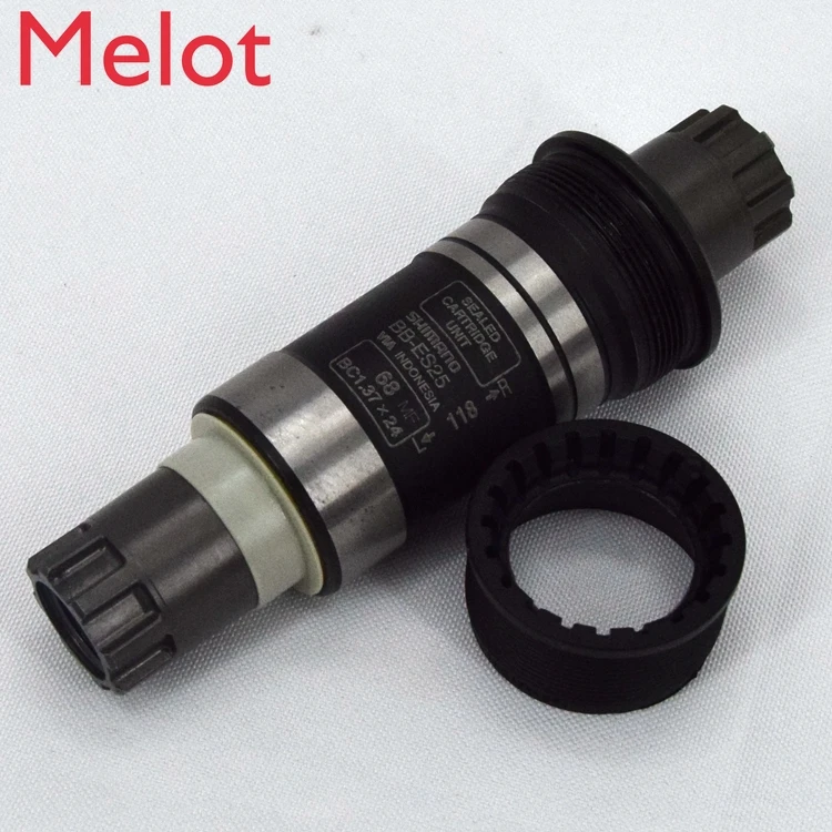 

BB-ES25 Integral Key Axle Un26 Square Hole Mountain Bike Axle 113 126 118mm