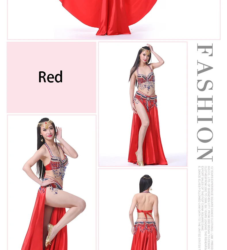2pcs/set Belly Dance Costumes Oriental Dance Suit BellyDance Costumes Carnival Dance Costumes#865